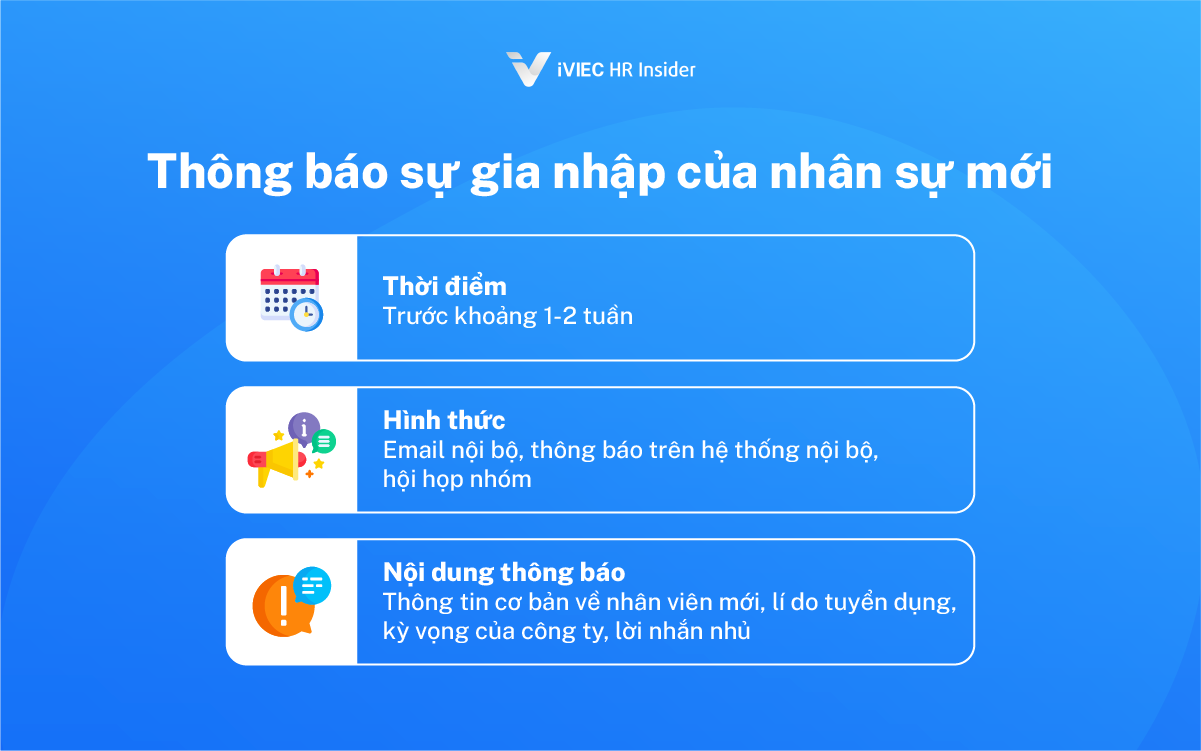 Chào đón nhân viên mới