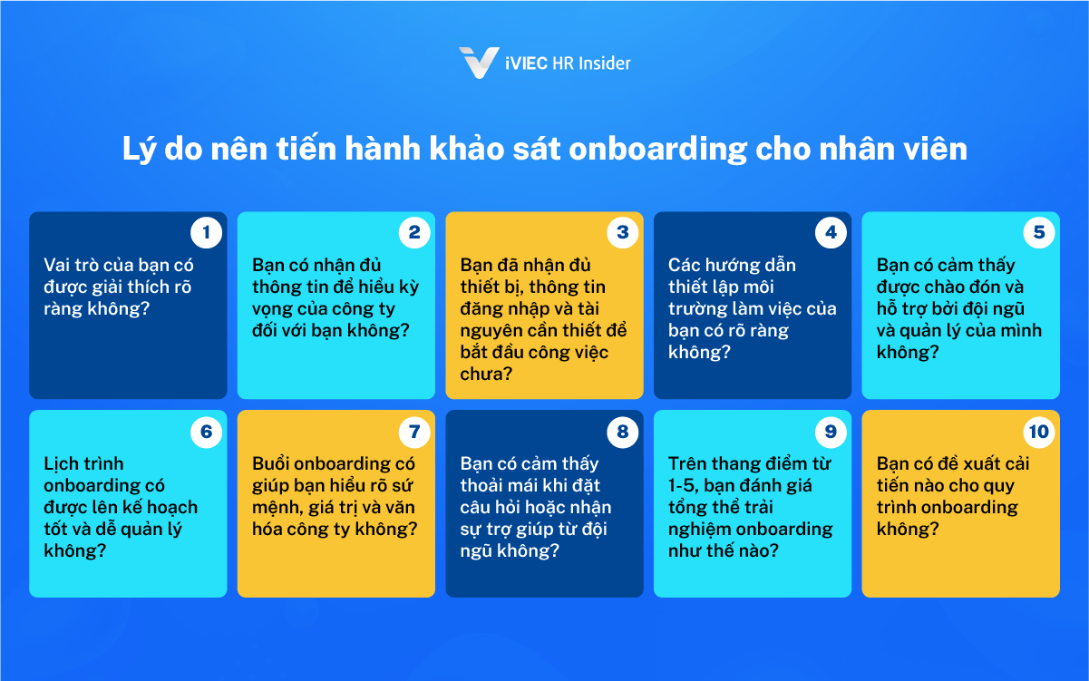 khảo sát onboarding