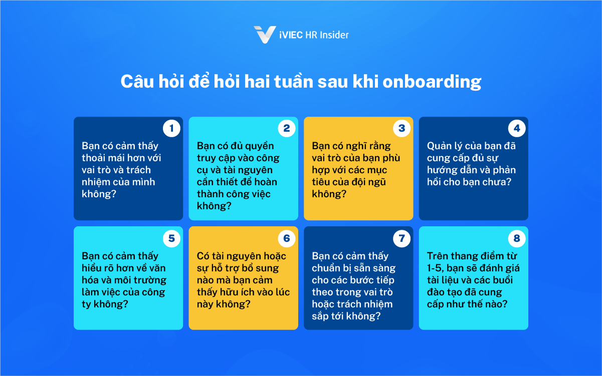 khảo sát onboarding