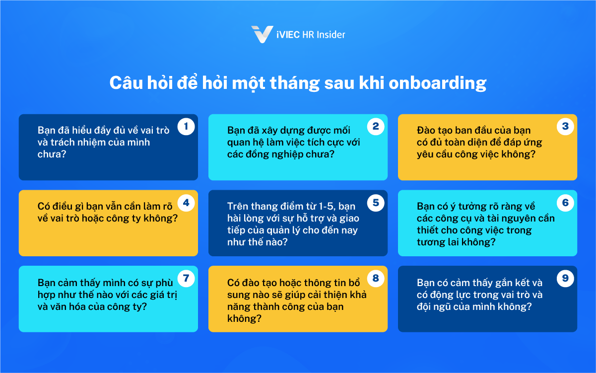 khảo sát onboarding